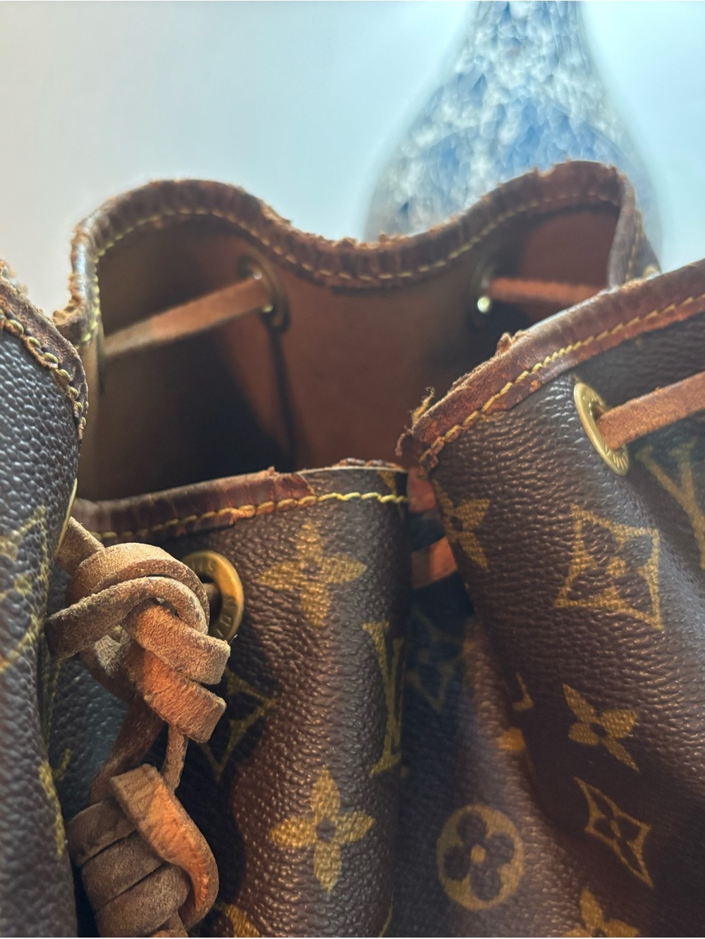 Authentic Vintage Louis VuittonMonogram Noé Bucket Bag Great Project/Daily Piece - Picture 9 of 14